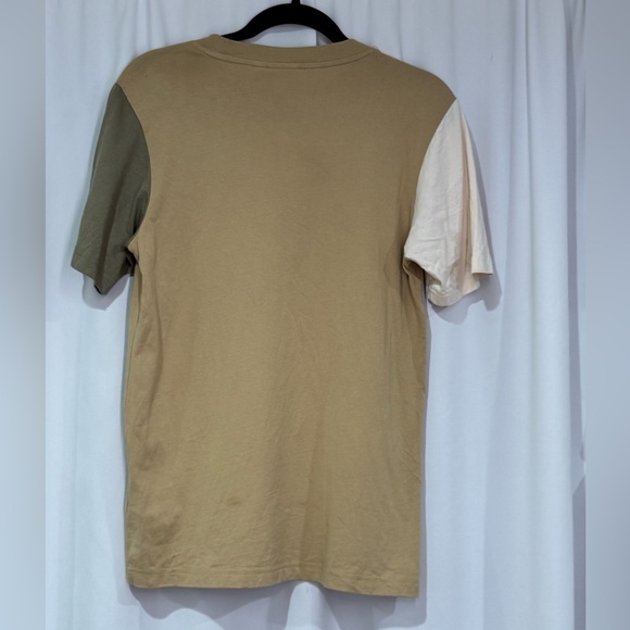 Adidas Originals Trefoil T Shirt Tan Olive Men’s XS - Picture 5 of 5